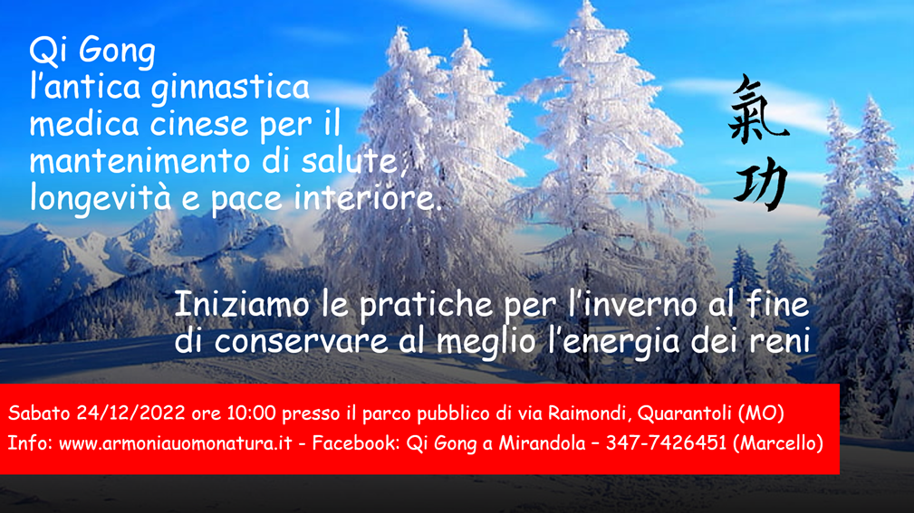 Qi Gong al Parco Mirandola
